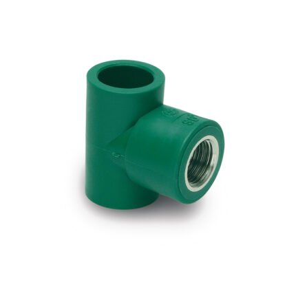 Termofusión tee 32mm c/inserto 1" HEMBRA
