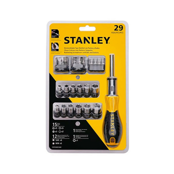 Juego de destornillador y puntas STANLEY (29 piezas) - Image 1