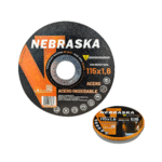 Disco abrasivo p/acero e inox.115x1.6x22.2 - Caja x 10 Unid. - NEBRASKA