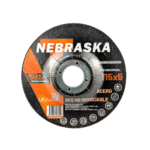 Disco abrasivo c/deprimido p/metal 115x5x22.2 - NEBRASKA