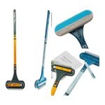 Limpia vidrio Importado cabo largo desarmable con secador y cepillo