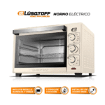 Horno eléctrico LUSQTOFF 42Lts Cream