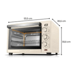 Horno eléctrico LUSQTOFF 42Lts Cream - Image 3