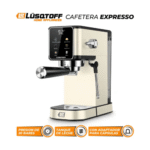 Cafetera Expresso c/Adaptador Capsulas LUSQTOFF