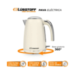 Pava Eléctrica Vintage 1,7lts. 2200w Crema LUSQTOFF