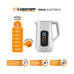 Pava Eléctrica C/display Digital 1,7 L Blanca LUSQTOFF