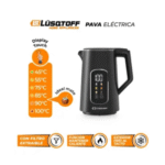 Pava Eléctrica C/display Digital 1,7 L Negro LUSQTOFF