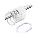 Ganchos para cortina de baño