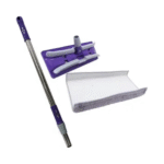 Lampazo barredor microfibra x 40cm c/cabo metal + repuesto